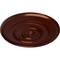Ekena Millwork Dylar Ceiling Medallion (Fits Canopies up to 6 1/4"), Hand-Painted Antique Copper, 30"OD x 2 1/4"P CM30DYACS - alternate 4